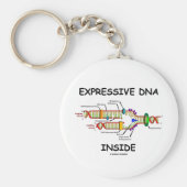 Expressief DNA Inside (DNA-replicatie) Sleutelhanger (Voorkant)