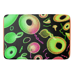 Expressief kleurpatroon Abstracte artistry Badmat