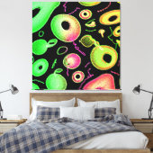 Expressief kleurpatroon Abstracte artistry Canvas Afdruk (Insitu (Slaapkamer))