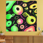 Expressief kleurpatroon Abstracte artistry Canvas Afdruk (Insitu (Woonkamer))