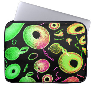 Expressief kleurpatroon Abstracte artistry Laptop Sleeve