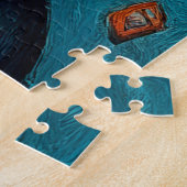 Expressief Man met baarden in Van Gogh-stijl Legpuzzel (Zijkant)