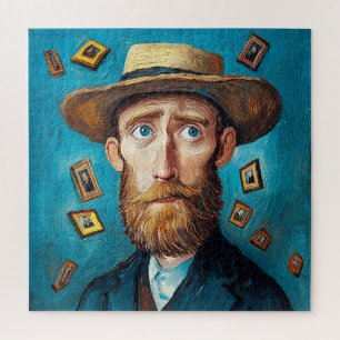 Expressief Man met baarden in Van Gogh-stijl Legpuzzel