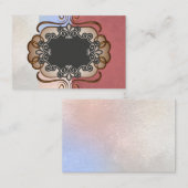 Expressief Multi-Tone Designer-Visitekaartje Visitekaartje (Voorkant / Achterkant)