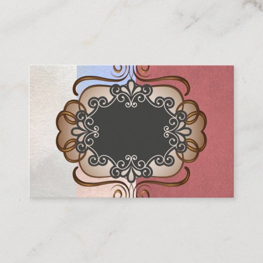 Expressief Multi-Tone Designer-Visitekaartje Visitekaartje (Voorkant)