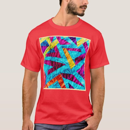 Expressief patroonontwerp t-shirt (Voorkant)