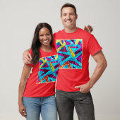 Expressief patroonontwerp t-shirt (Unisex)