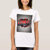Expressief rood: 'Express' Design" T-shirt (Voorkant)