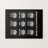 Expressies met een trage en luie sleuf legpuzzel (Horizontaal)