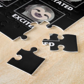 Expressies met een trage en luie sleuf legpuzzel (Zijkant)