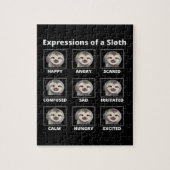 Expressies met een trage en luie sleuf legpuzzel (Verticaal)