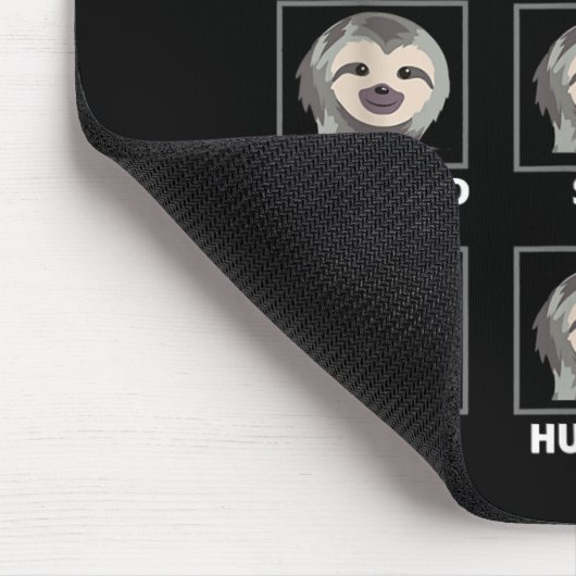 Expressies met een trage en luie sleuf muismat (Hoek)