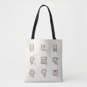 expressies tote bag (Voorkant)