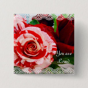 Expressies van Love_ Vierkante Button 5,1 Cm