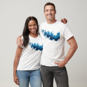 Expressieve ABSTRACTE BLOEM Kunst Design T-shirt (Unisex)