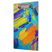Expressieve abstracte kunst ontwerp muurdecoratie klembord (Links)