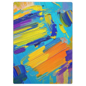 Expressieve abstracte kunst ontwerp muurdecoratie klembord (Achterkant)