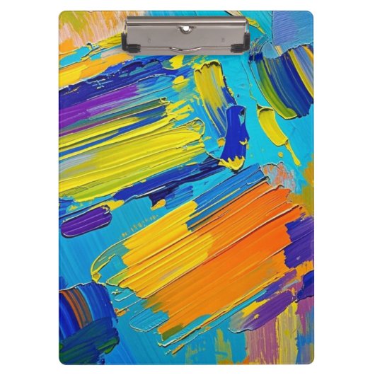 Expressieve abstracte kunst ontwerp muurdecoratie klembord (Voorkant)