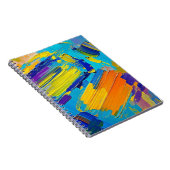 Expressieve abstracte kunst ontwerp muurdecoratie notitieboek (Rechterzijde)