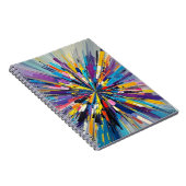 Expressieve abstracte kunst ontwerp muurdecoratie  notitieboek (Rechterzijde)