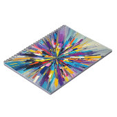 Expressieve abstracte kunst ontwerp muurdecoratie  notitieboek (Linkerzijde)