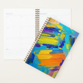 Expressieve abstracte kunst ontwerp muurdecoratie planner (Display)