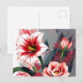 Expressieve Abstracte kunst van Amaryllis en Camel Briefkaart (Voorkant / Achterkant)