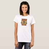 Expressieve COFFEE EERST ALLES TWEEDE T-shirt (Voorkant volledig)