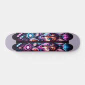 Expressieve DJ Eyes Persoonlijk Skateboard (Horizontaal)