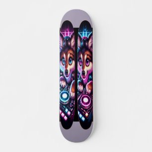 Expressieve DJ Eyes Persoonlijk Skateboard