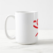 Expressieve Graffiti Man Koffie Mok (Links)