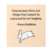 Expressieve Hop Memo Pad Notitieblok (Voorkant)