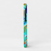 Expressieve kleurrijke abstractiepatroon Case-Mate iPhone case (Achterkant/links)