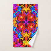 Expressieve levendige kleuren artistry bad handdoek (Handdoek)