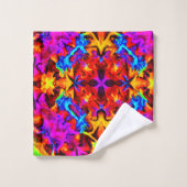 Expressieve levendige kleuren artistry bad handdoek (Wasdoekje)
