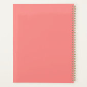 Expressieve penseelstreek Rode Hart LIEFDE Planner (Achterkant)