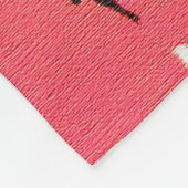 Expressieve penseelstreken moderne stijl abstracte fleece deken (Hoek)