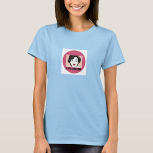 Expressieve vrouw t-shirt