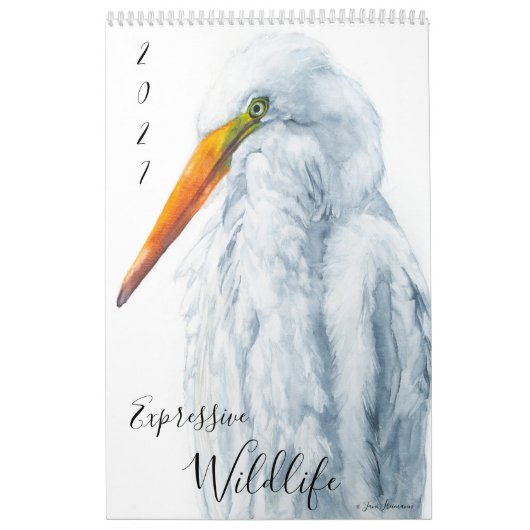 Expressieve Wilde Dieren Kalender (Hoes)