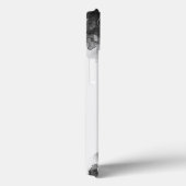 Expressieve zwart-wit abstract mannelijk Case-Mate iPhone case (Achterkant / Rechts)