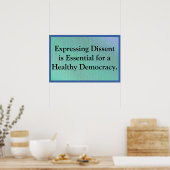 Expressing Dissent Poster (Keuken)