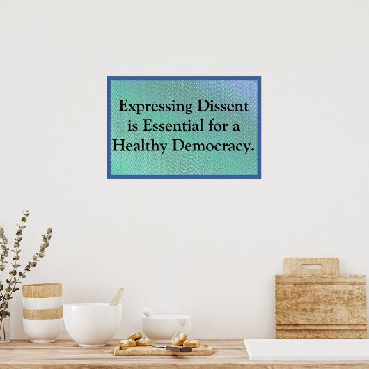 Expressing Dissent Poster (Keuken)
