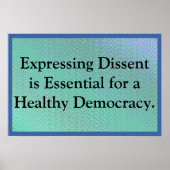 Expressing Dissent Poster (Voorkant)