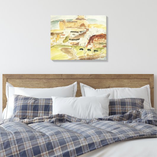 expressionisme, Almeria van Walter Gramatte Canvas Afdruk (Insitu (Slaapkamer))