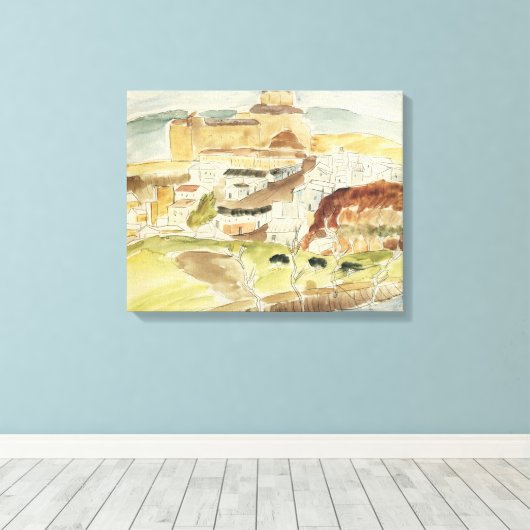 expressionisme, Almeria van Walter Gramatte Canvas Afdruk (Insitu (Houten vloer))