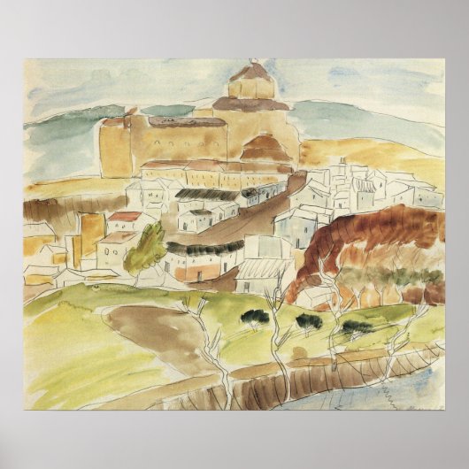  expressionisme, Almeria van Walter Gramatte Poster (Voorkant)