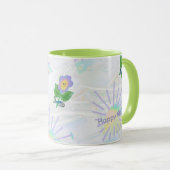 Expressionisme: Eenvoudig leven brengt gelukkige d Mok (Voorkant rechts)