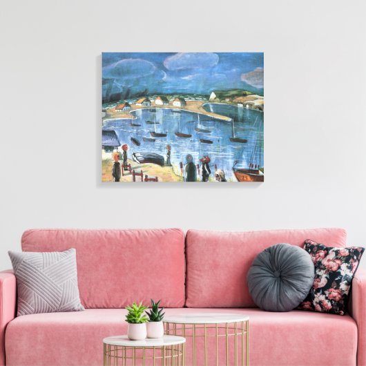  expressionisme, Gehoorn van Walter Gramatte Canvas Afdruk (Insitu (Woonkamer))