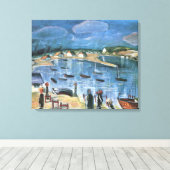  expressionisme, Gehoorn van Walter Gramatte Canvas Afdruk (Insitu (Houten vloer))