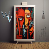 Expressionisme tegenover kunst poster